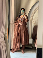 Premium Heavy Rich Dhabu Cotton Aline Suit