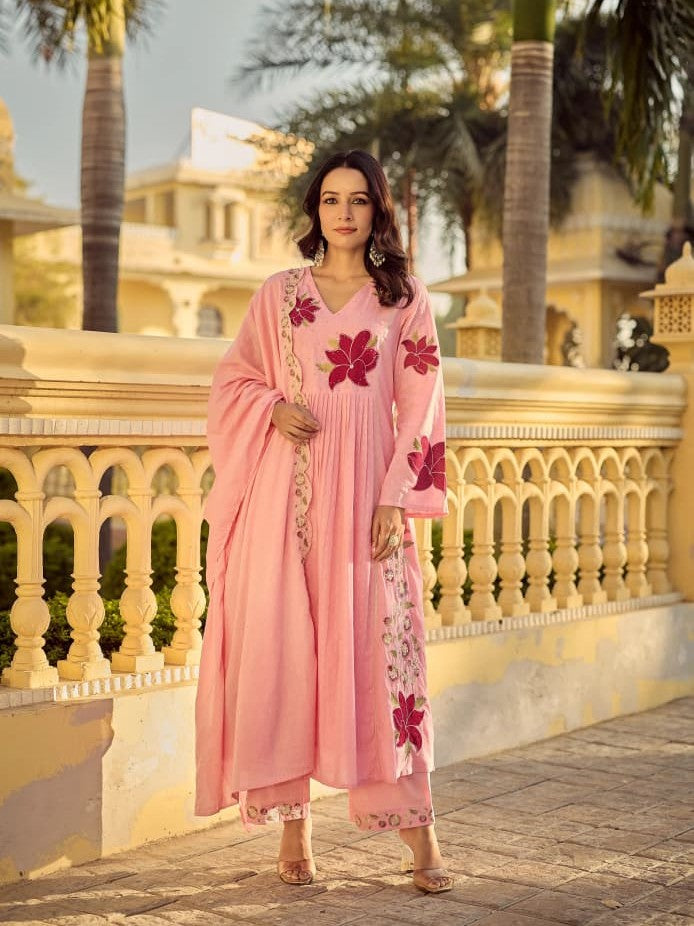 HEAVY COTTON BUTTI KURTA SETS