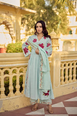 HEAVY COTTON BUTTI KURTA SETS