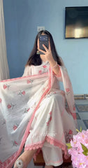 Premium Heavy Rich Dhabu Cotton Aline Suit