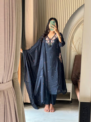 Premium Heavy Rich Dhabu Cotton Aline Suit