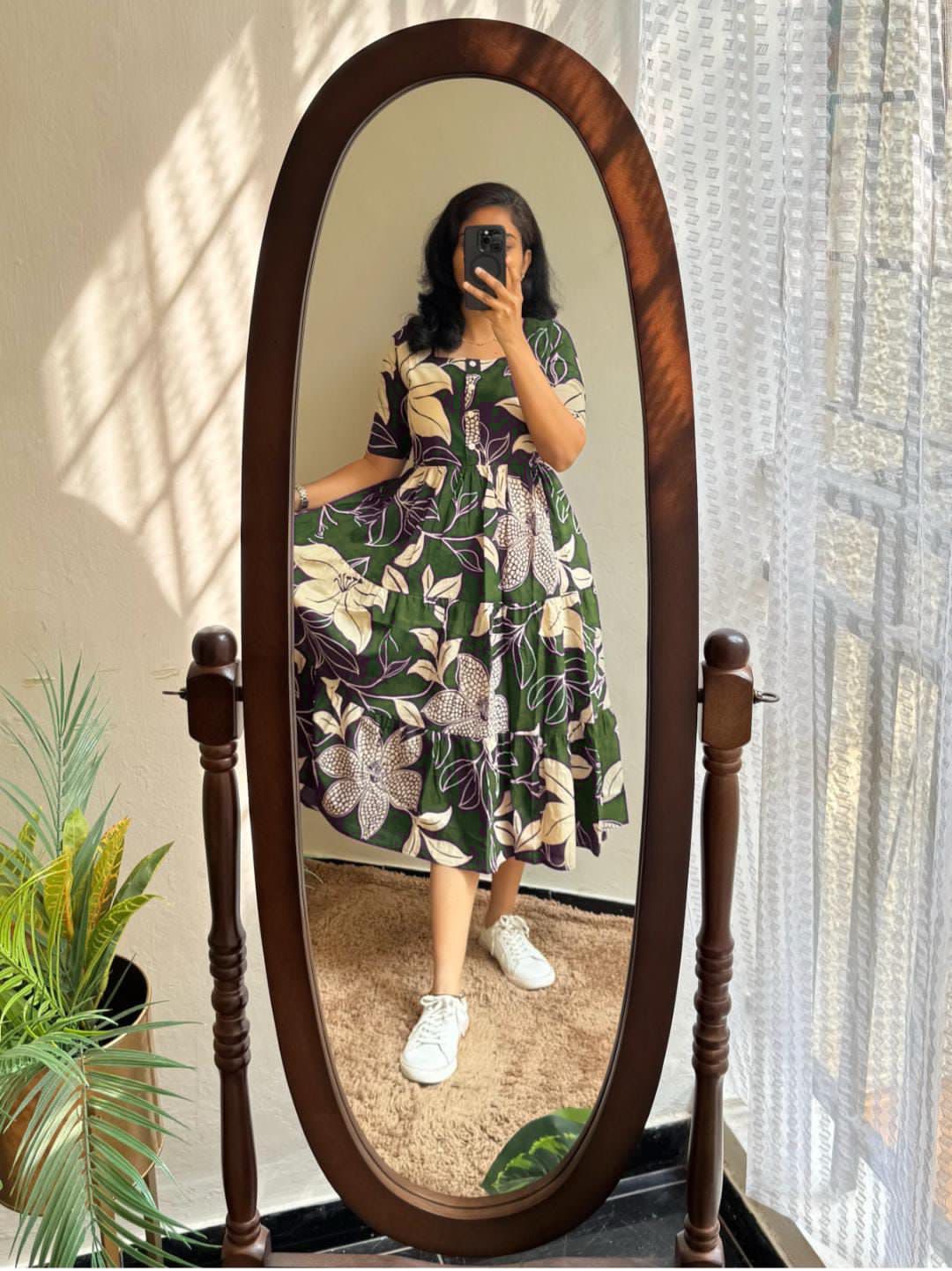 Ziyaa Printed Gown dress