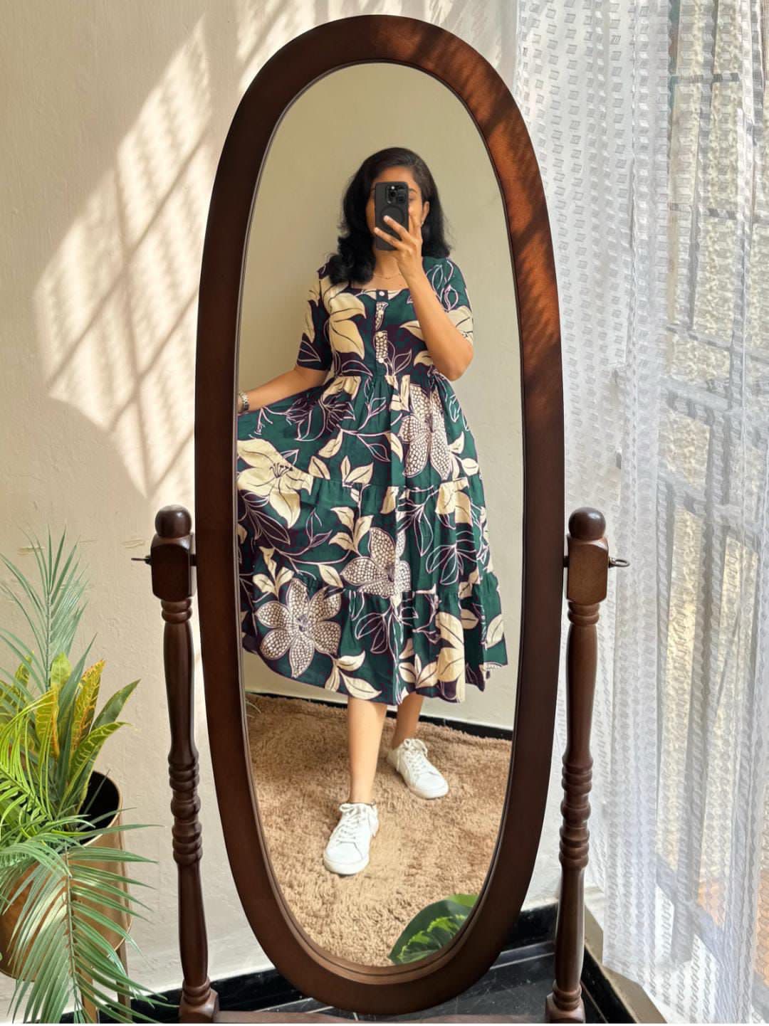 Ziyaa Printed Gown dress