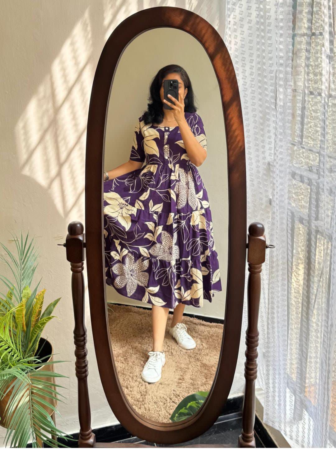 Ziyaa Printed Gown dress